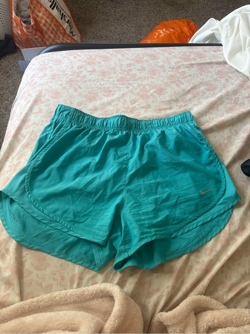 Nike Teal Green Athletic Running Shorts